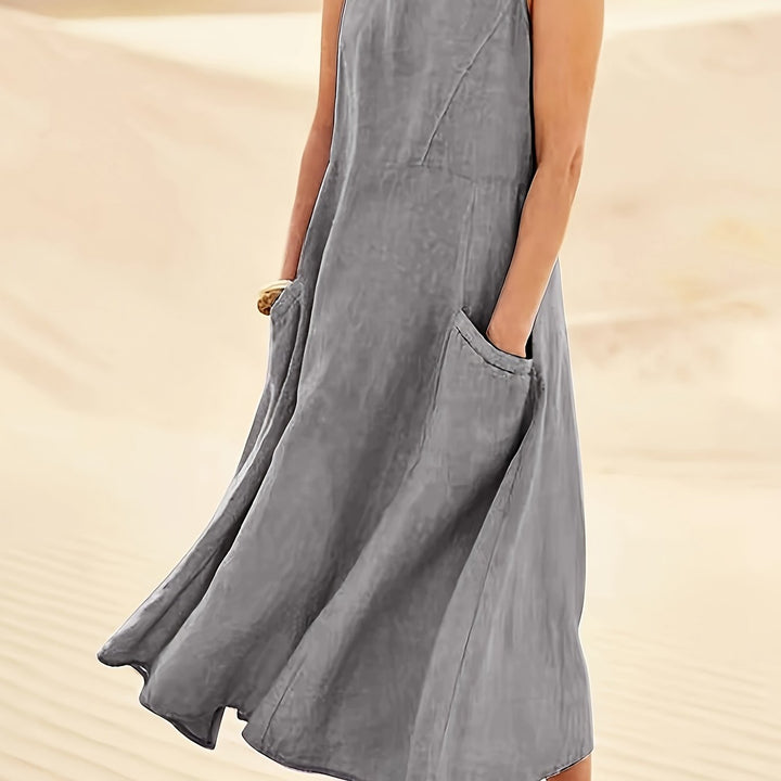 Lily Kensington™ | Relaxed Linen Blend Dress