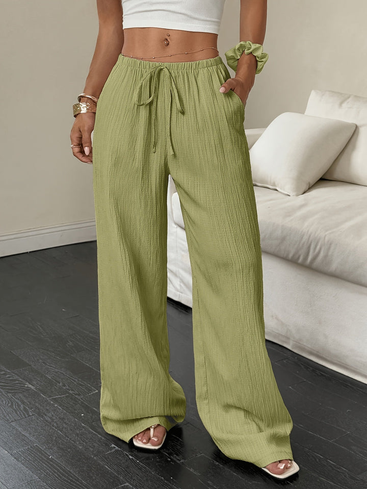 Isla Whitmore™ | Airy Linen Blend Trousers