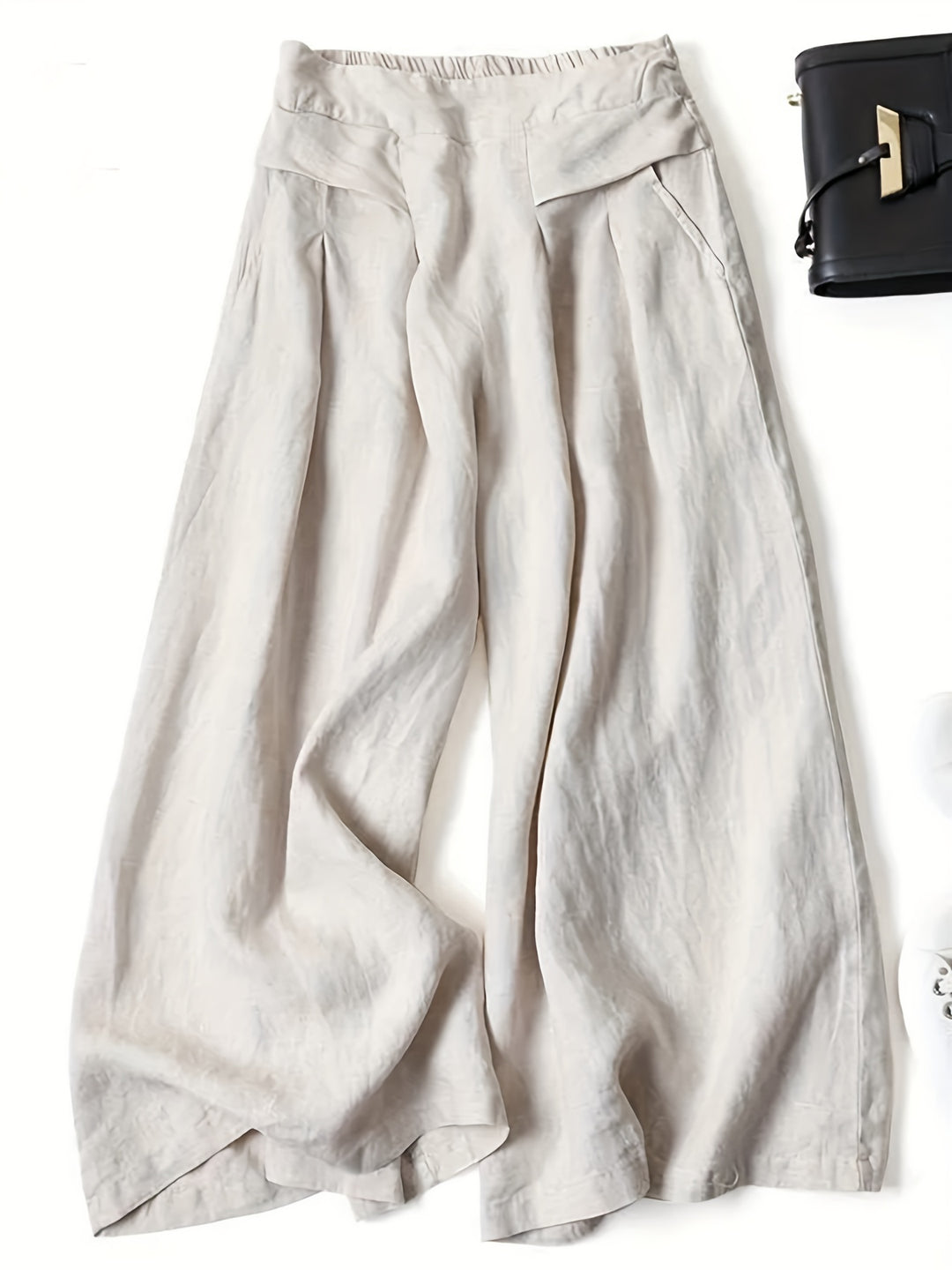 Isabelle Whitmore™ | Effortless Linen Wide-Leg Trousers