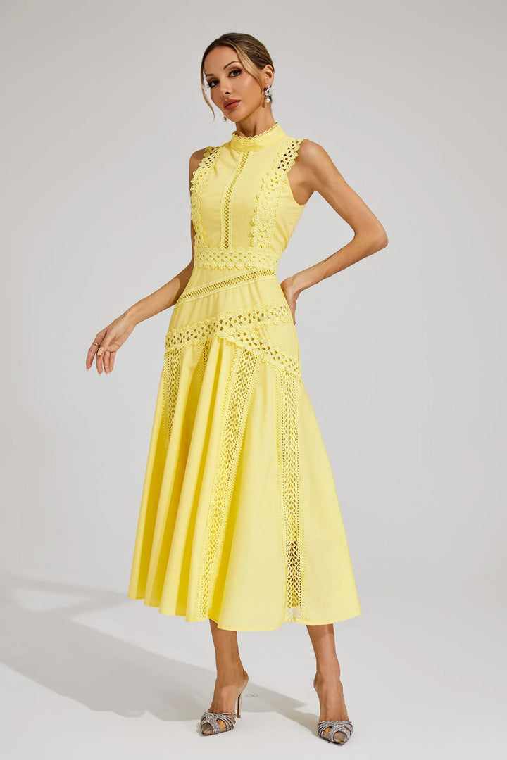 Lisette Sleeveless Lace Dress