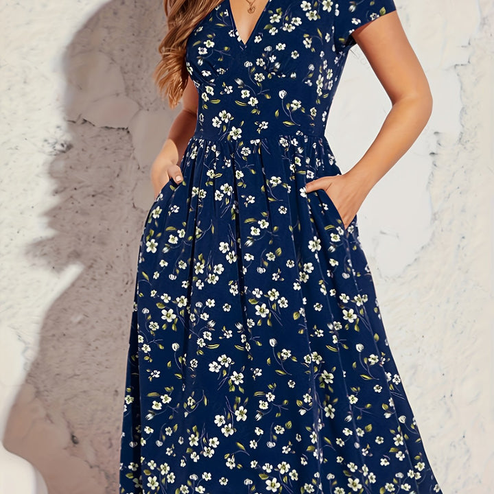 Amelia Hart™ | Soft Floral Summer Dress