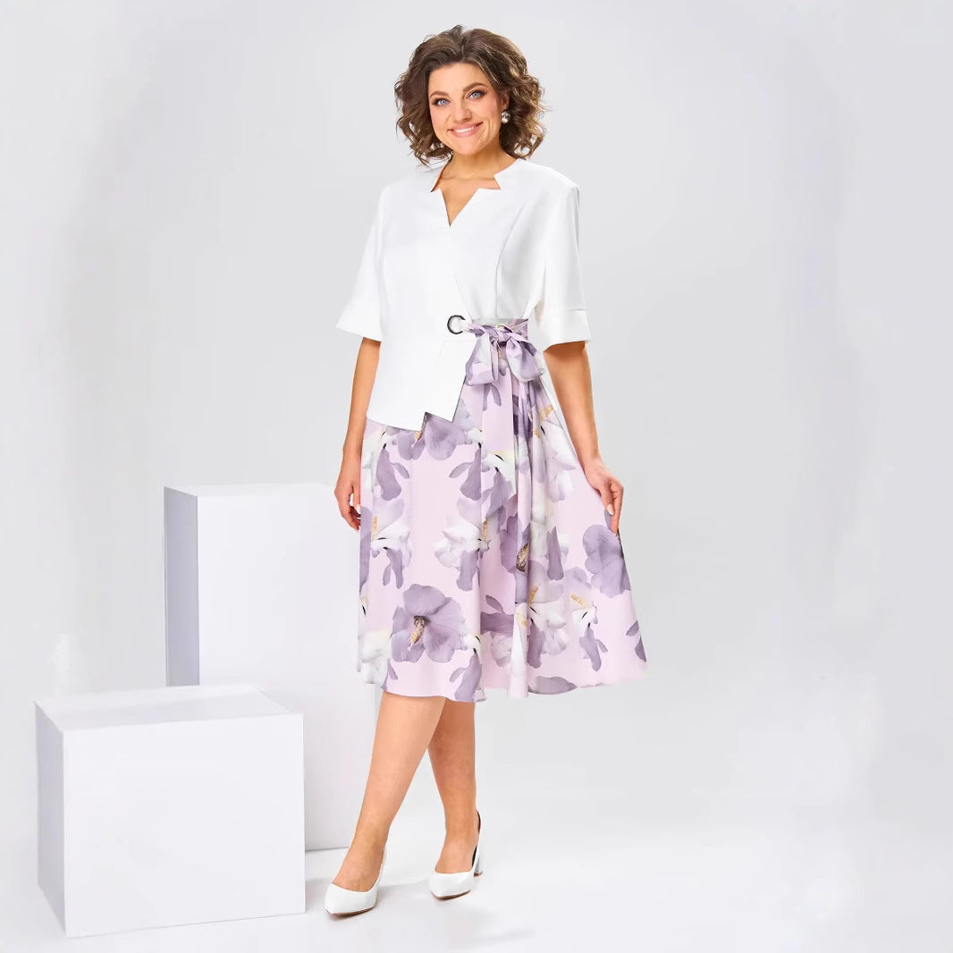 Sylvie Hart™ | Elegant Summer Bloom Dress