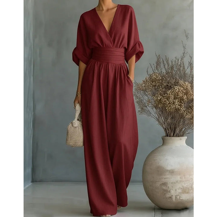 Sofia Maren™ | Flowy Wide-Leg Jumpsuit