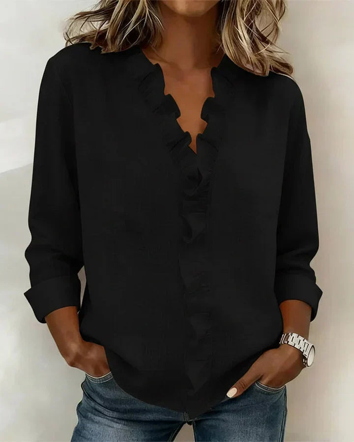 Helen Cartwright™ | Refined V-Neck Blouse