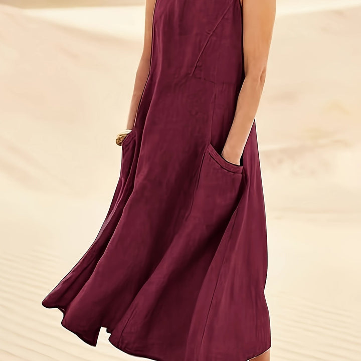 Lily Kensington™ | Relaxed Linen Blend Dress