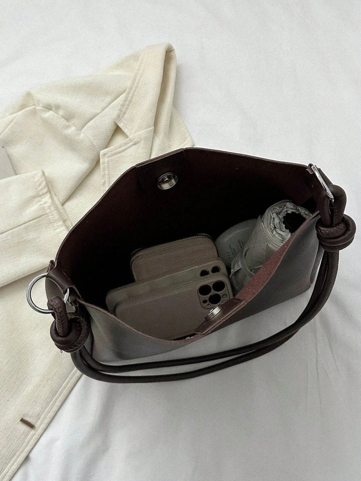 Aloria™ | Knot-Detail Bucket Bag