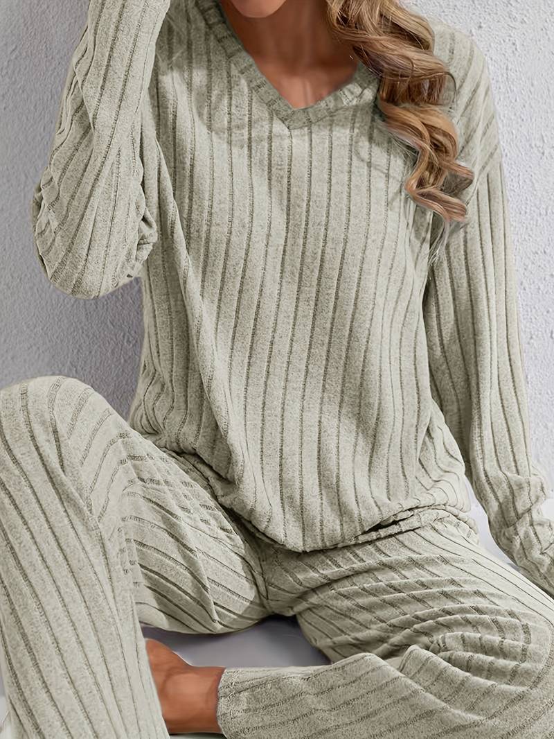 Amelia Whitmore™ | Ribbed Lounge Set