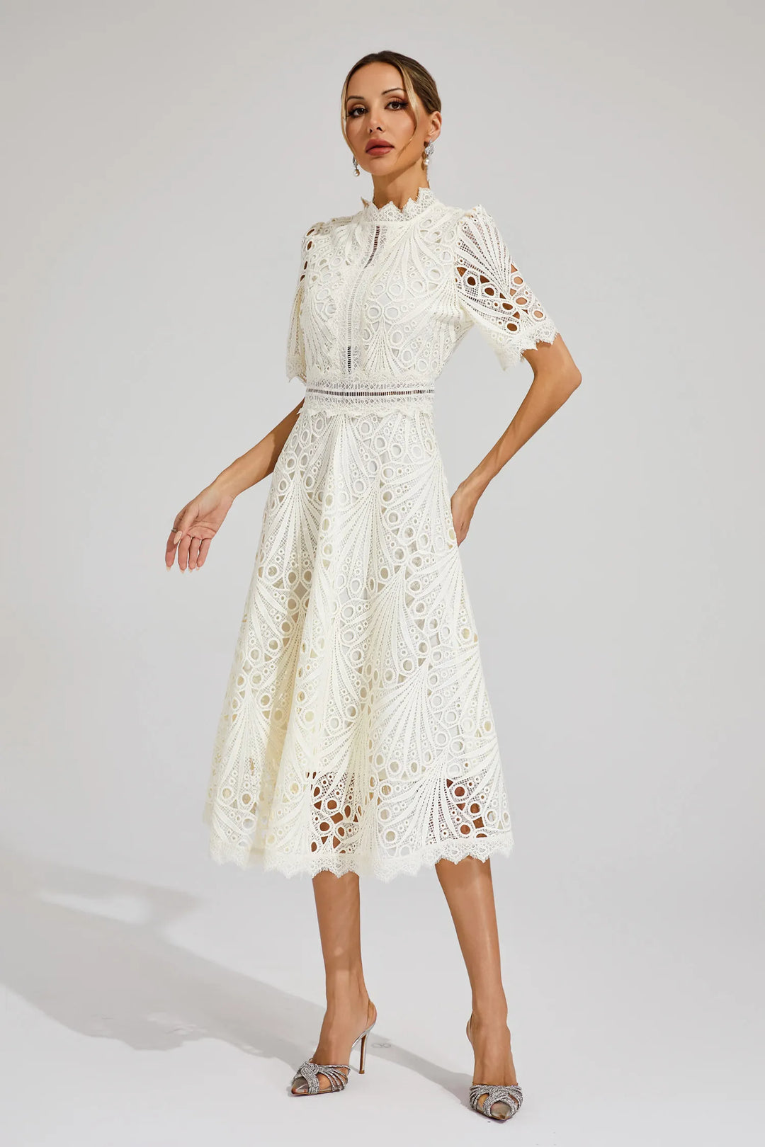 Lisandia Cut Out Midi Dress
