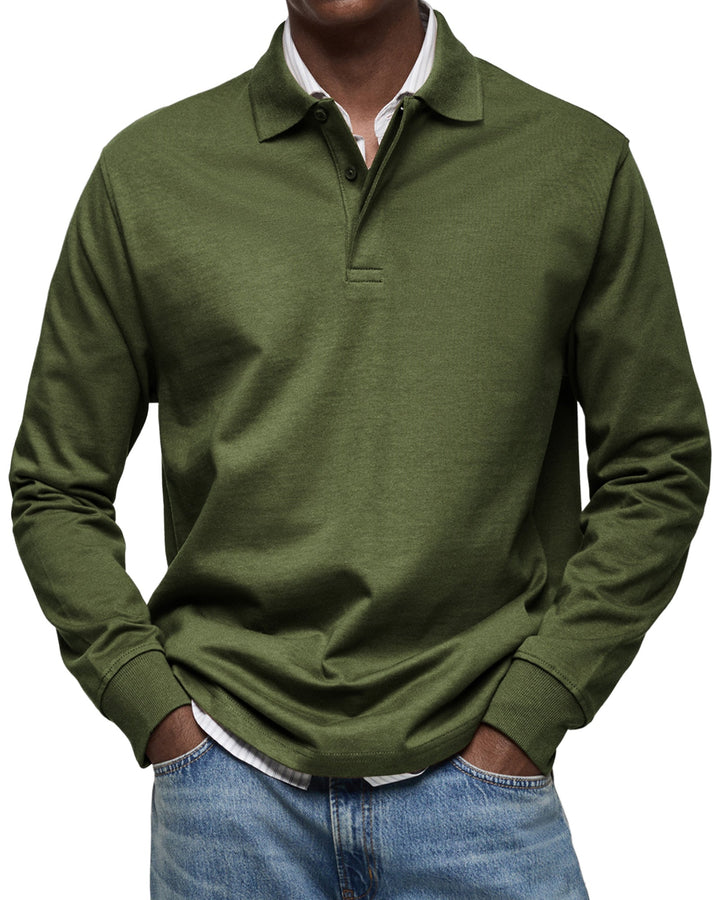 Cavendish™ | Timeless Long Sleeve Polo