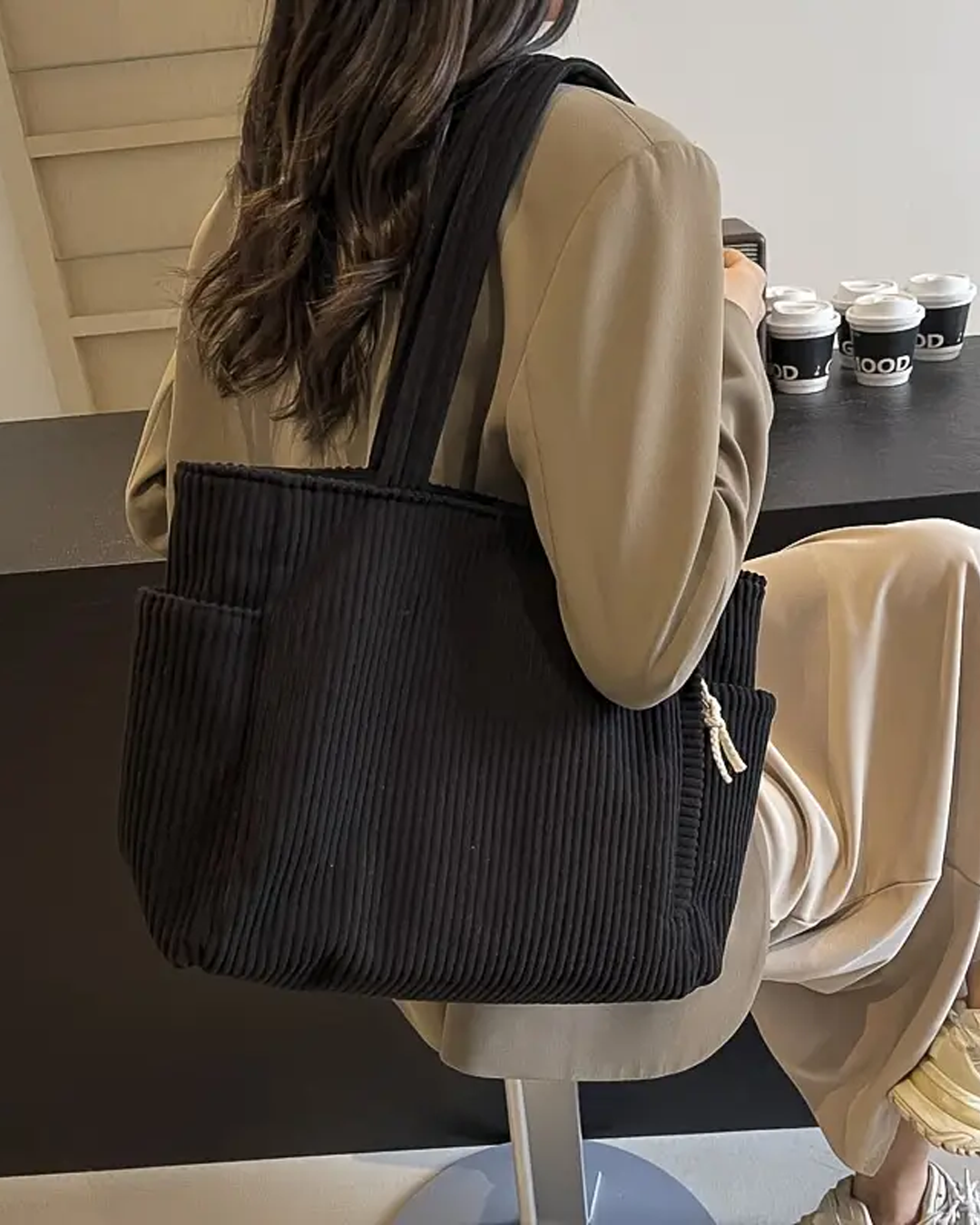 The Ivy™ | Ribbed Shopper
