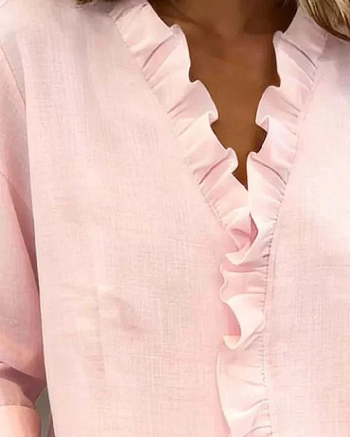 Helen Cartwright™ | Refined V-Neck Blouse