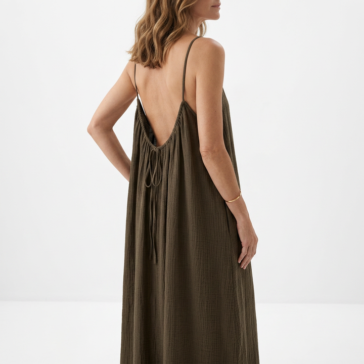 Sophia Sinclair™ | Bare Back Maxi Dress