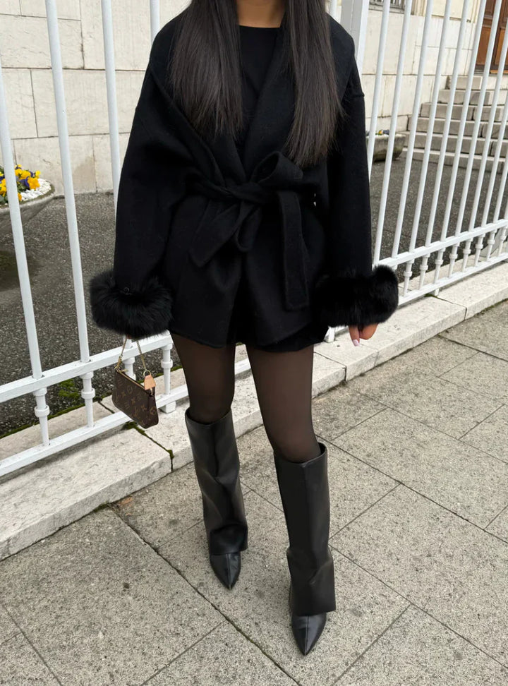 Belgravia™ | Refined Winter Belted Coat