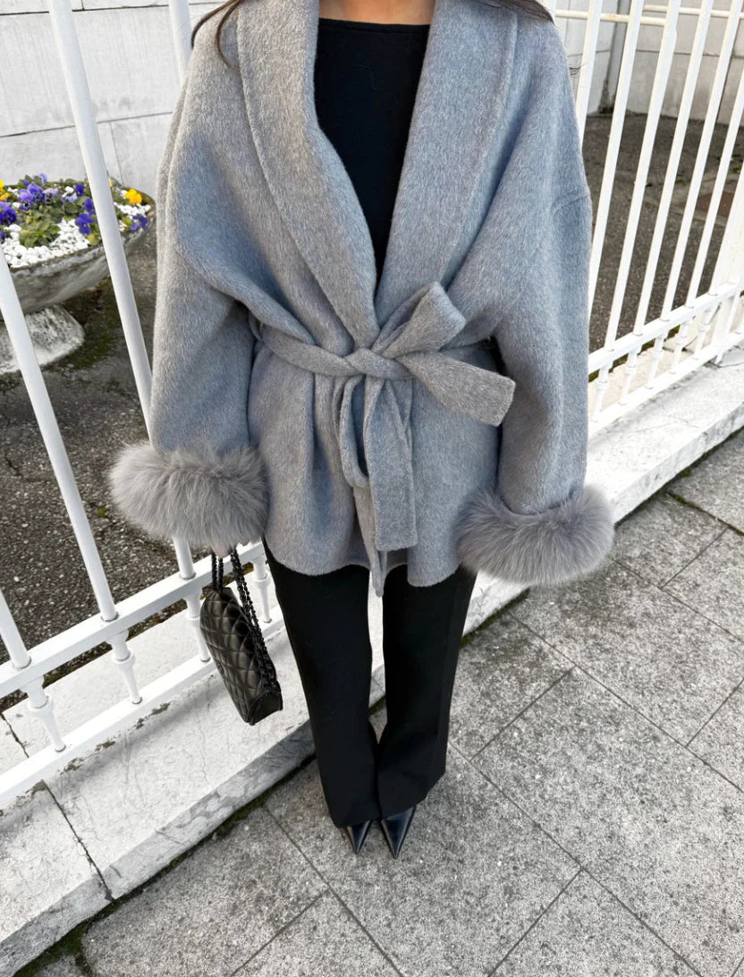 Belgravia™ | Refined Winter Belted Coat