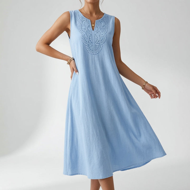 Clara Whitmore™ | Breezy Embroidered Dress
