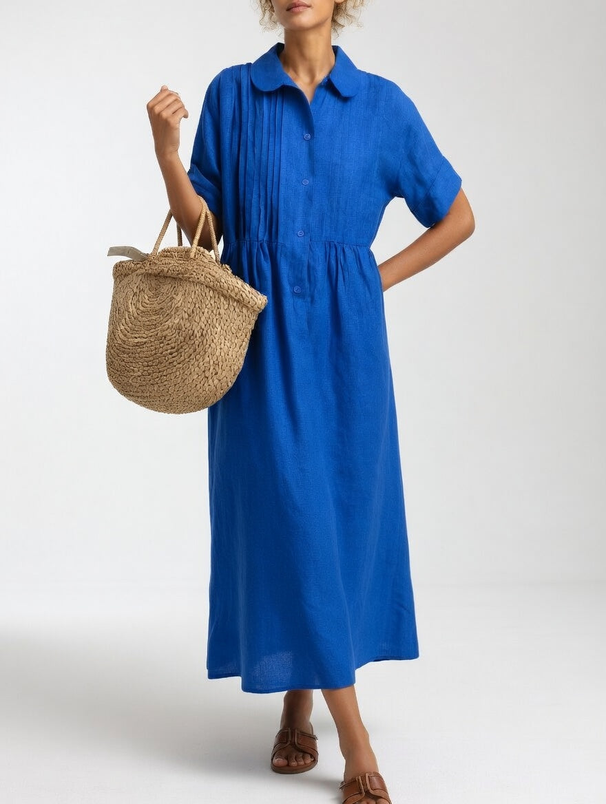 Lucienne Vale™ | Natural Cotton Everyday Dress