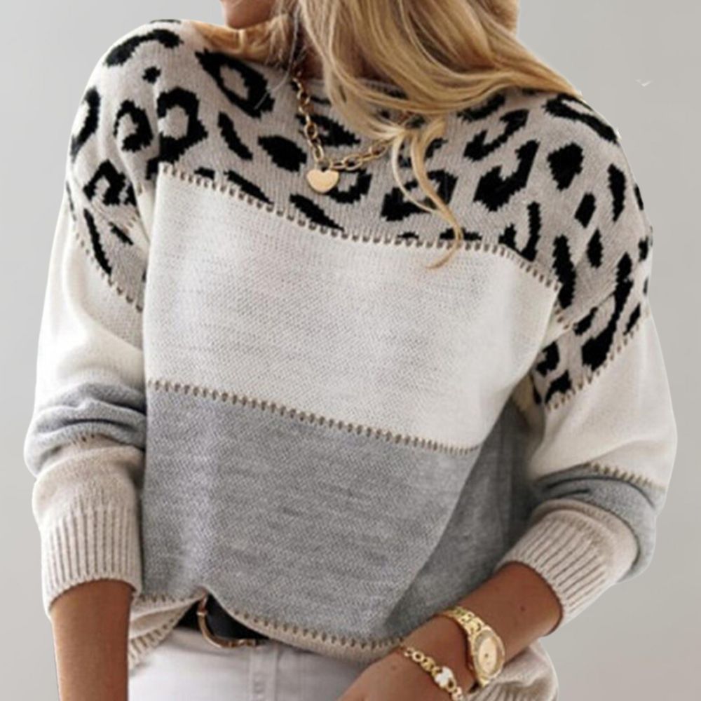 Belvoir Luxe™ | Leopard Elegance Jumper