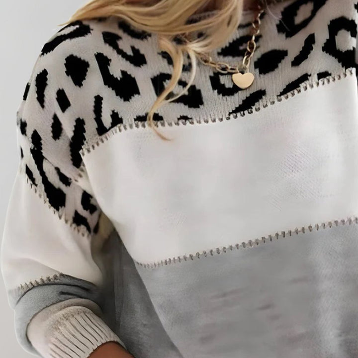 Belvoir Luxe™ | Leopard Elegance Jumper