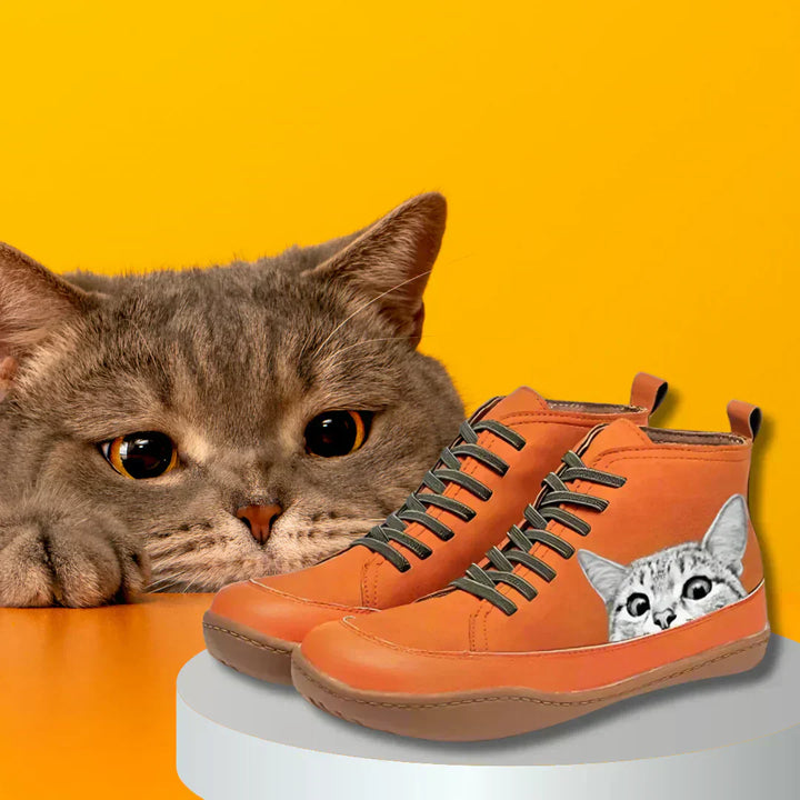 WhiskerPeek™ | Cat Lover Boots