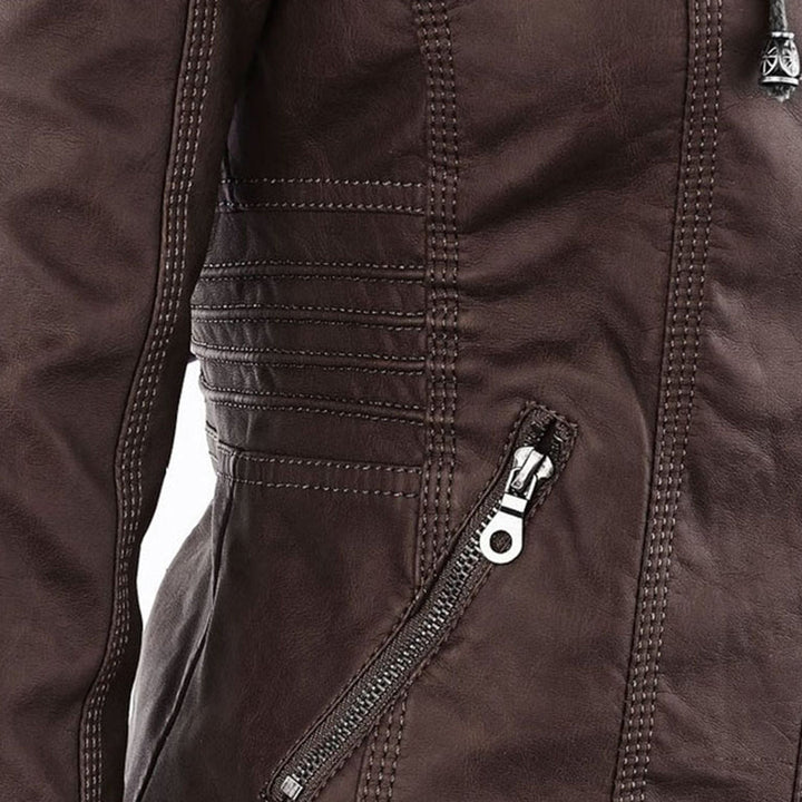 Marcelline™ | Classic Leather Jacket