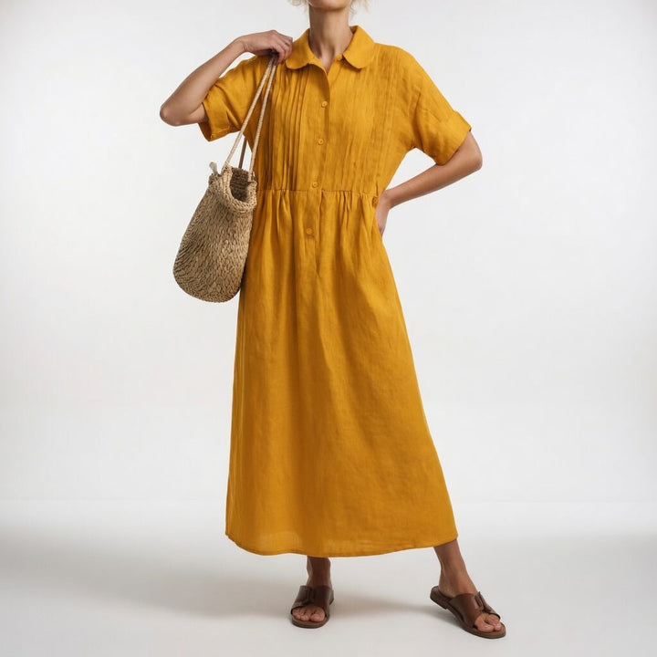 Lucienne Vale™ | Natural Cotton Everyday Dress