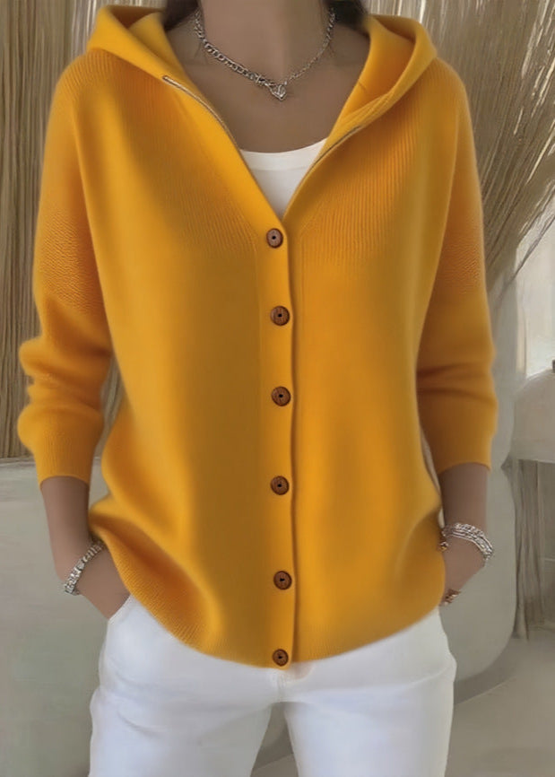 Zoey™ | Elegant Knit Hooded Cardigan