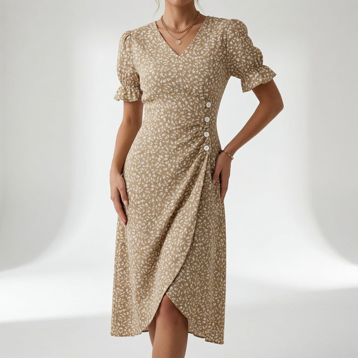 Lillian Ashcroft™ | Graceful Floral Midi Dress
