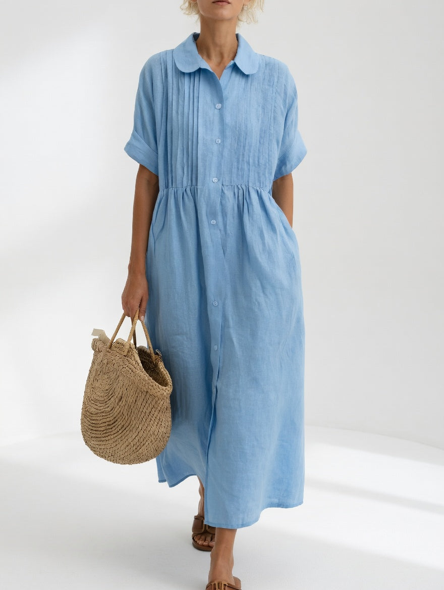 Lucienne Vale™ | Natural Cotton Everyday Dress