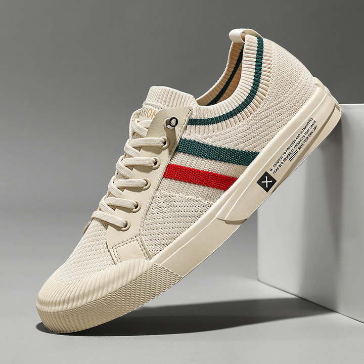 The Camden™ | Knit Stripe Sneakers