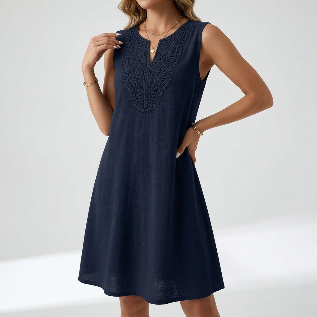 Clara Whitmore™ | Breezy Embroidered Dress