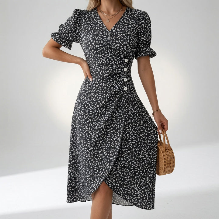 Lillian Ashcroft™ | Graceful Floral Midi Dress
