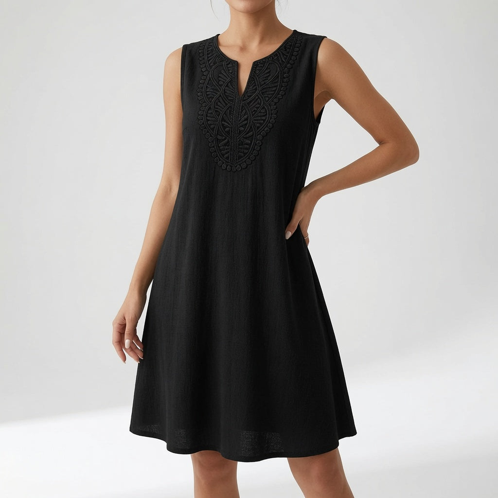 Clara Whitmore™ | Breezy Embroidered Dress