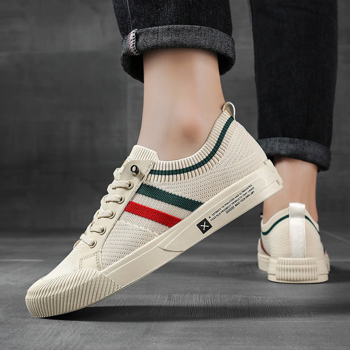 The Camden™ | Knit Stripe Sneakers