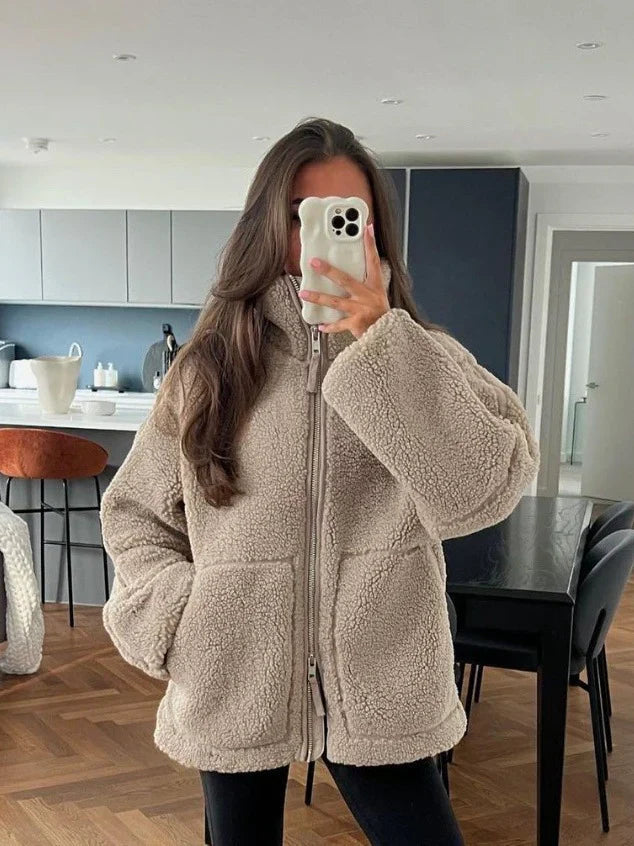 Amara™ | Soft Teddy Fleece Coat