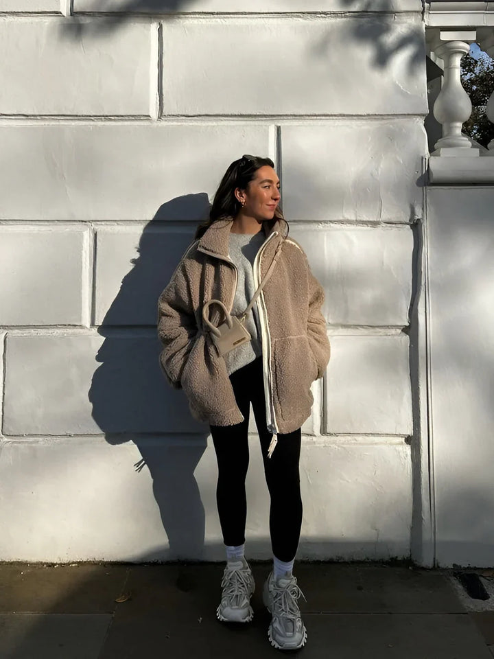 Amara™ | Soft Teddy Fleece Coat