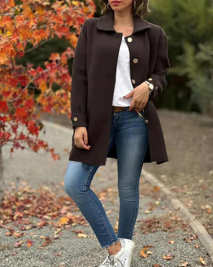 Chelsea™ | Classic Buttoned Coat