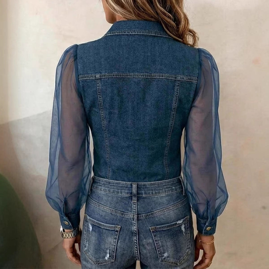 Arabella Sinclair™ | Graceful Denim Blouse