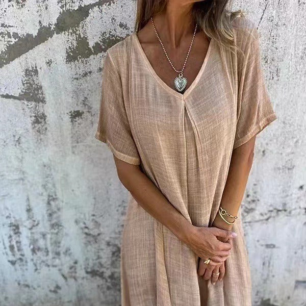 The Liora™ | V-Neck Dress