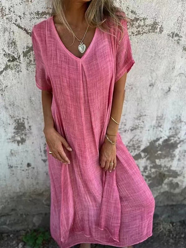 The Liora™ | V-Neck Dress