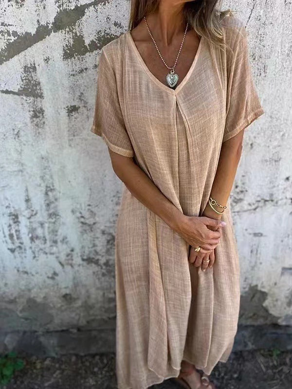 The Liora™ | V-Neck Dress