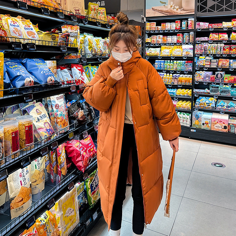 Gigaty™ | Classic Hooded Long Puffer Coat