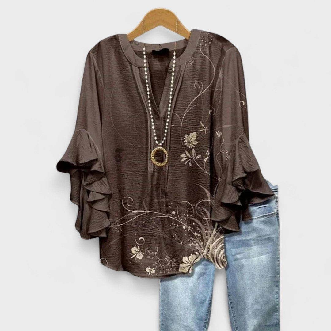Elara™ | Bloom Essence Blouse