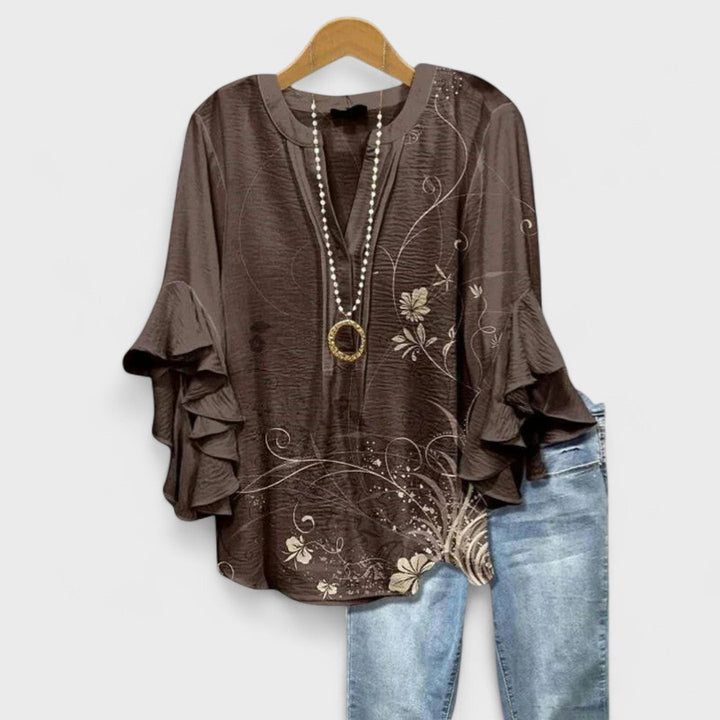 Elara™ | Bloom Essence Blouse