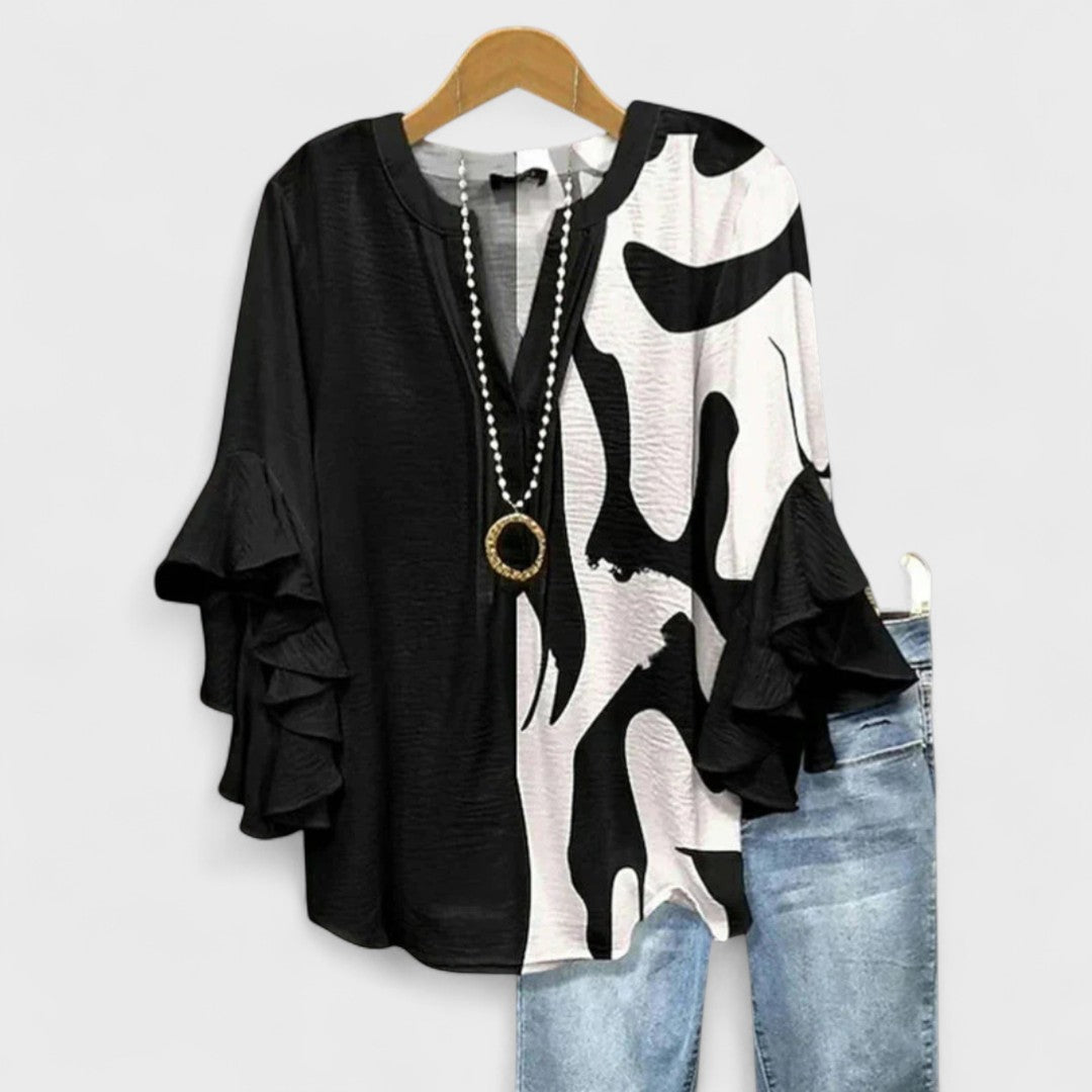 Elara™ | Bloom Essence Blouse