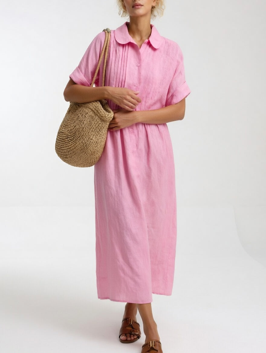 Lucienne Vale™ | Natural Cotton Everyday Dress