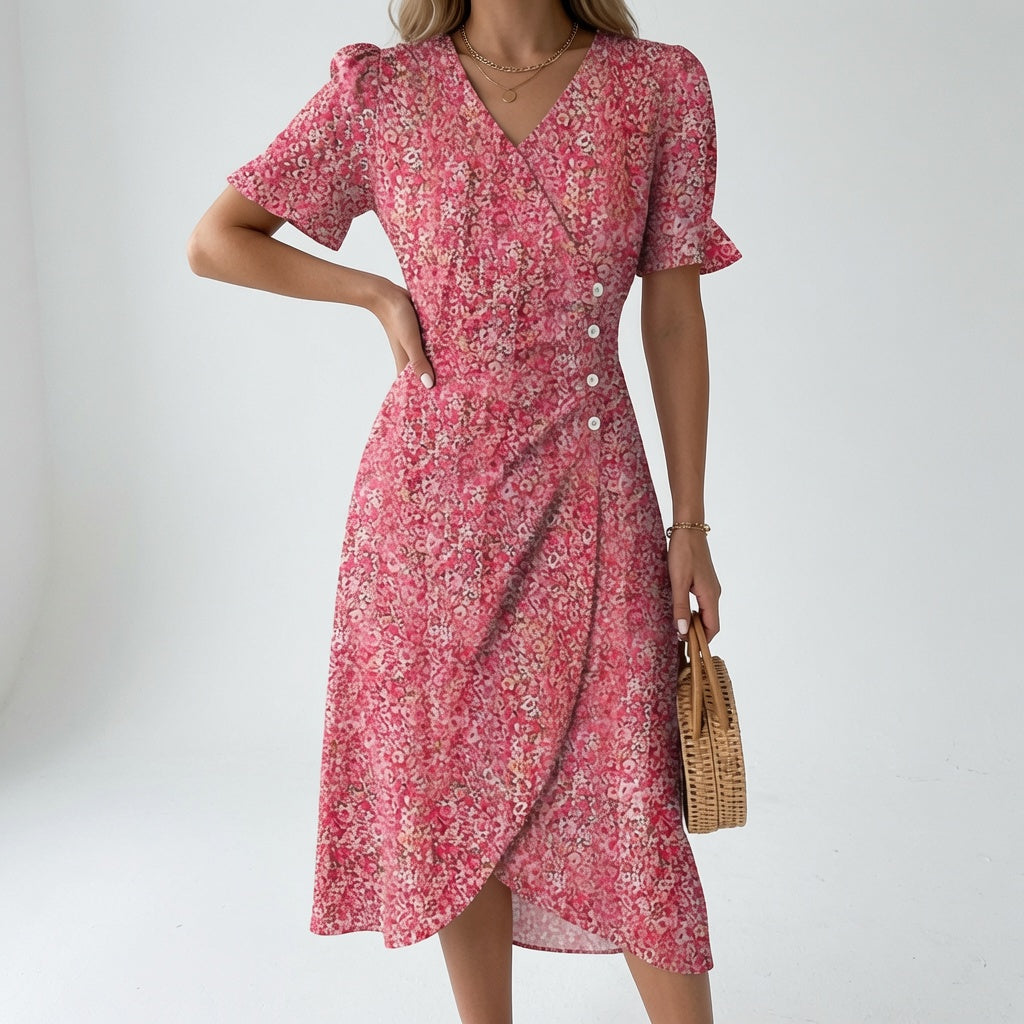 Lillian Ashcroft™ | Graceful Floral Midi Dress
