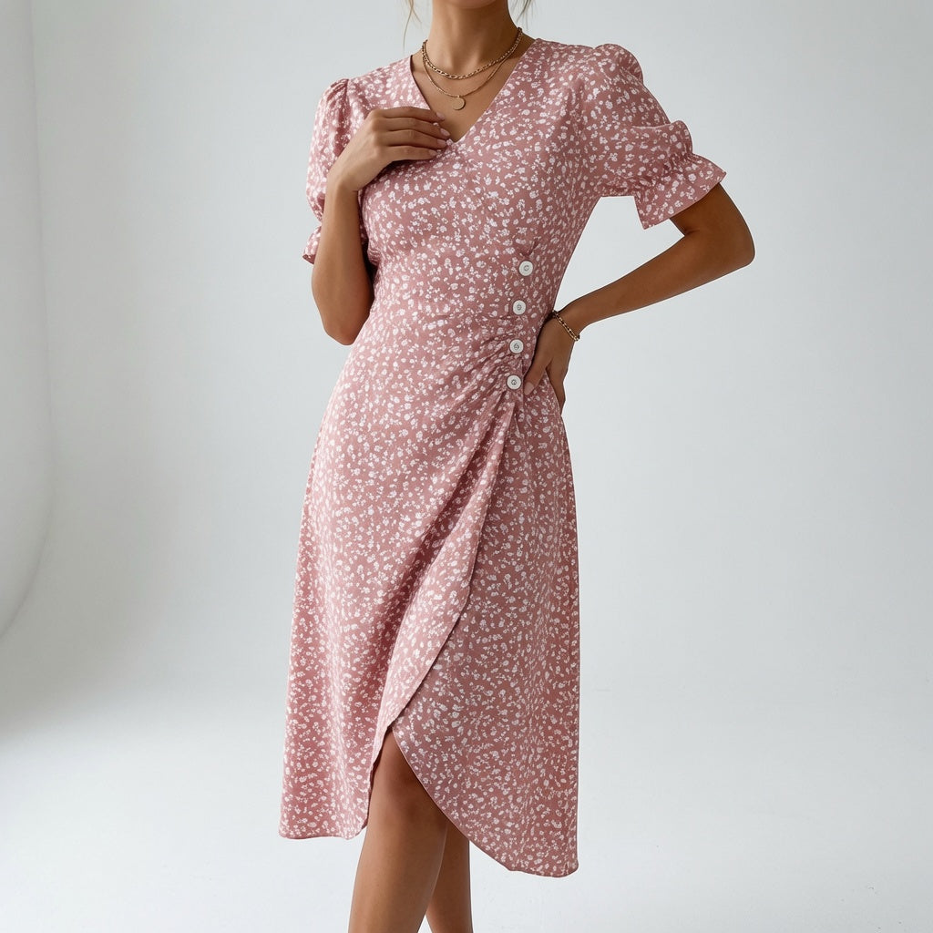 Lillian Ashcroft™ | Graceful Floral Midi Dress