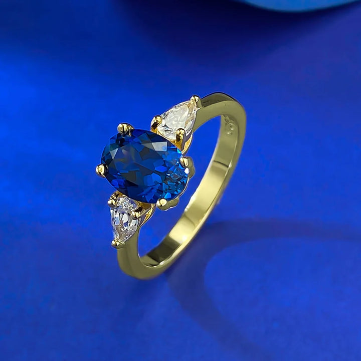 Maristelle Aureline Sapphire Ring
