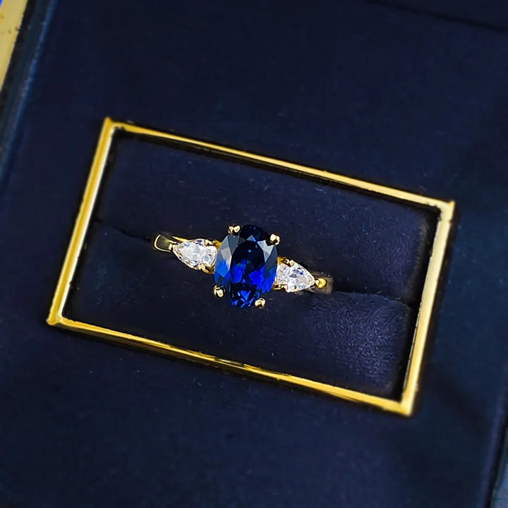 Maristelle Aureline Sapphire Ring
