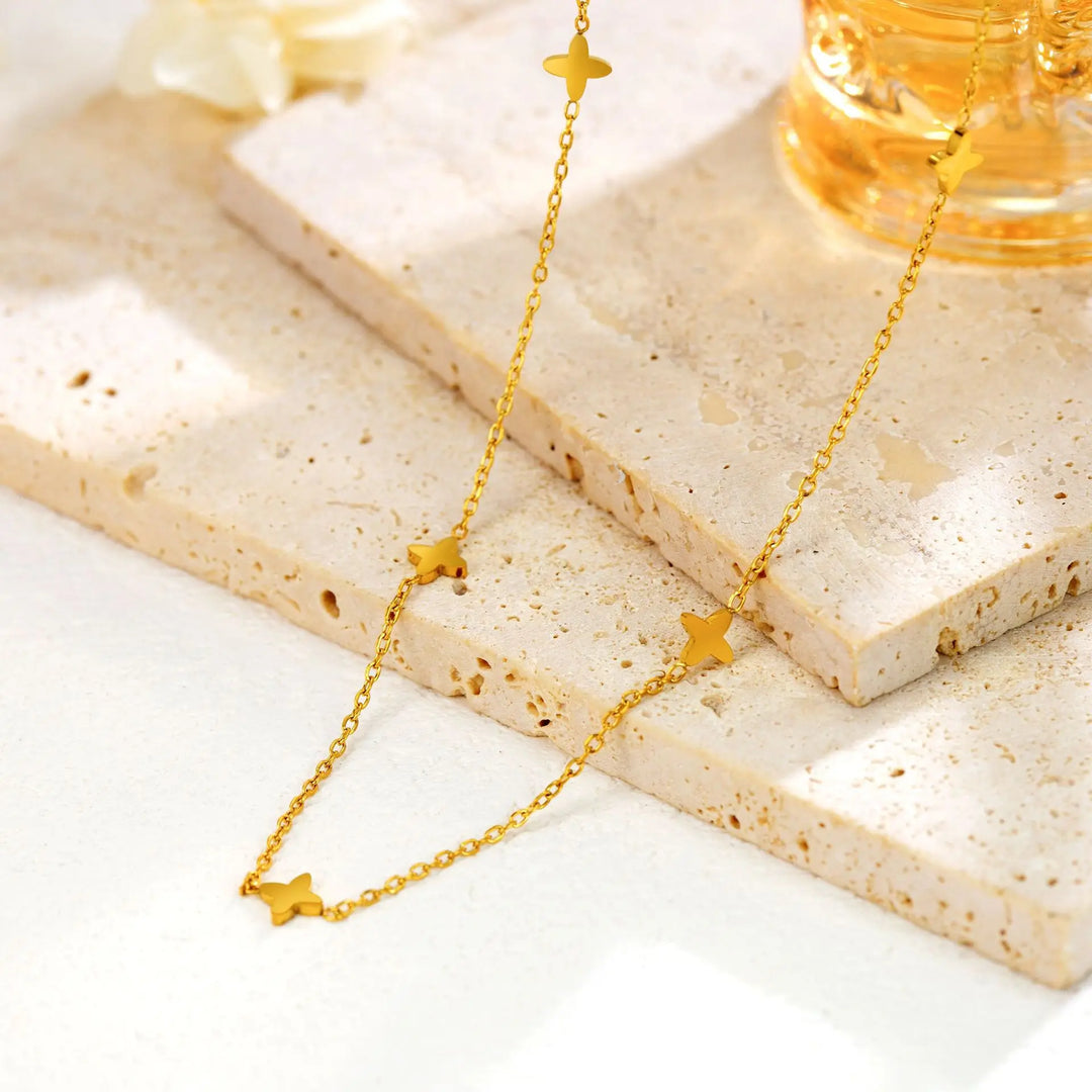 Necklace with Golden Star Pendant